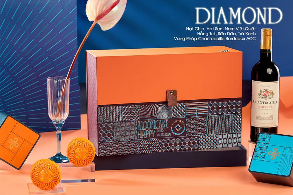 BST Bánh Trung Thu Khách Sạn Daewoo 2023 hộp Diamond